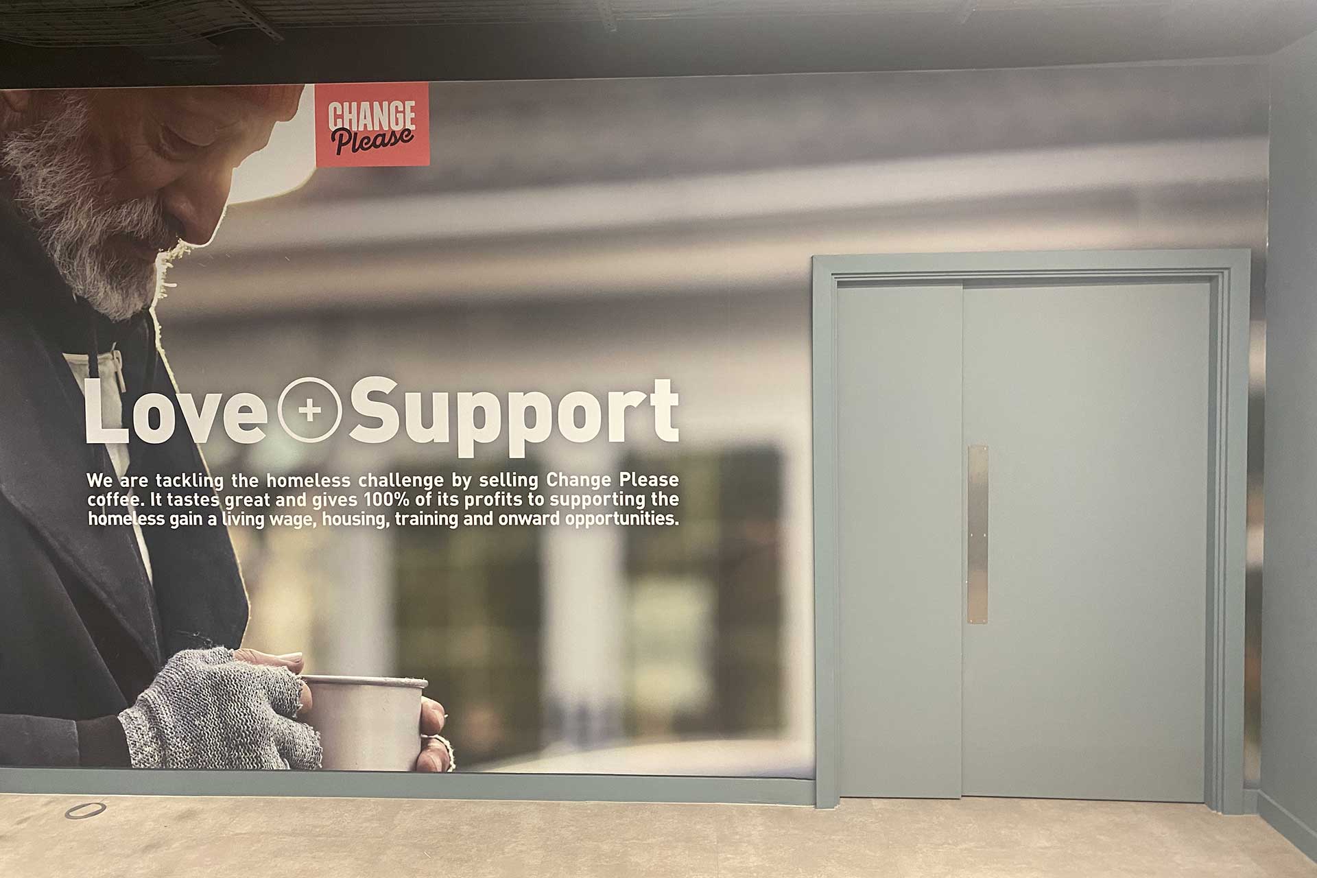 branded-spaces-printed-wallpaper-love+support-3 Branded spaces Printed wallpaper